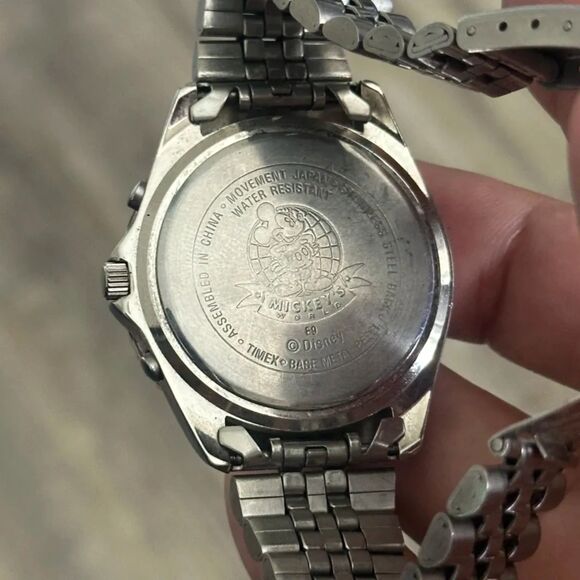Vintage 1997 Timex Disney Mickey Mouse Chronograph Wrist Watch - Picture 5 of 5